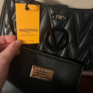 Valentino by Mario Valentino Genuine Black Leather Bag